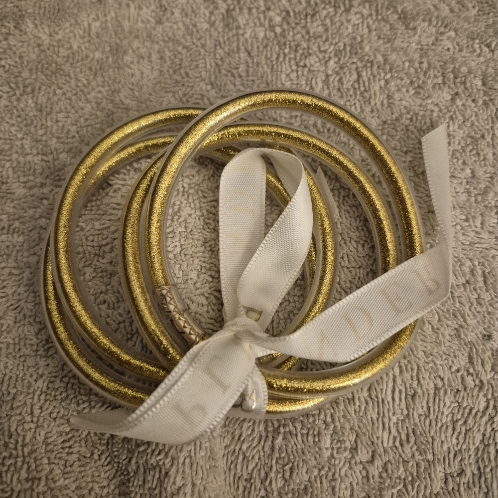 Gold Bangle Bracelets Set